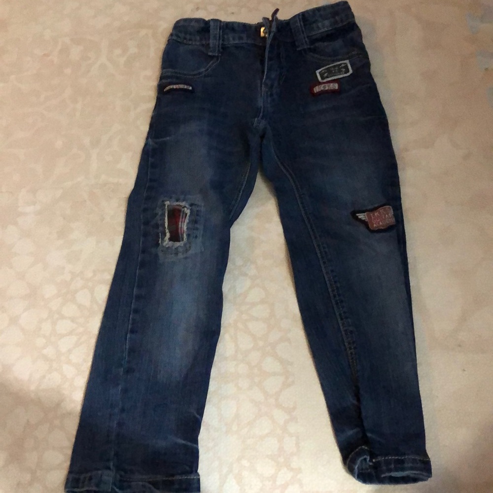 Boys patch work jeans